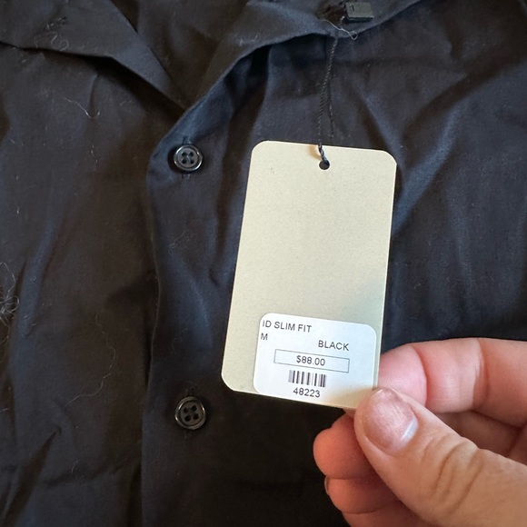 NWT ID menswear button up shirt slim fit medium - Picture 4 of 4
